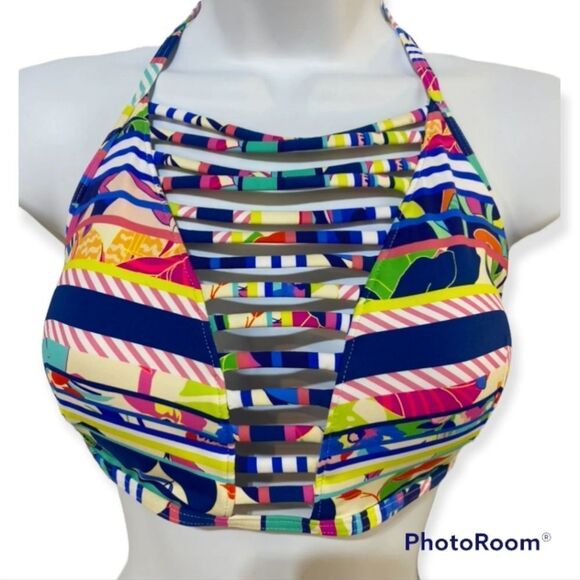 Sunseeker Australia Halter Strappy top Bikini 2 piece Swimsuit classic mid rise - Picture 8 of 16